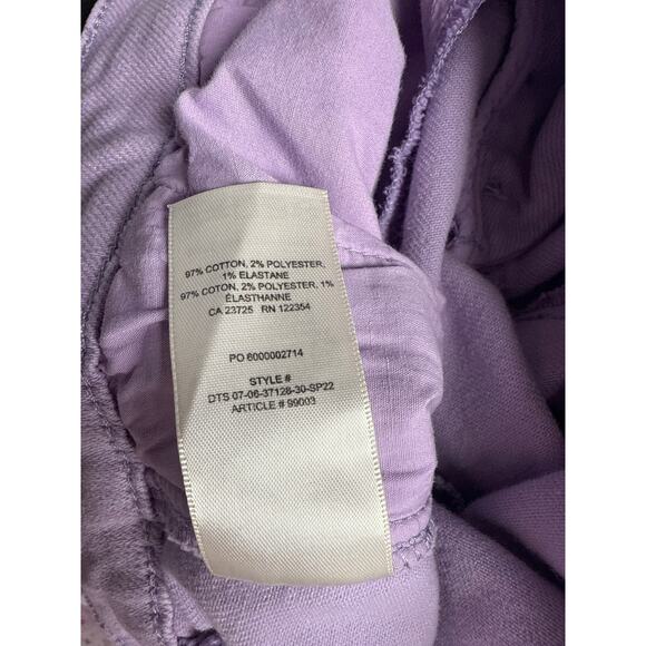 Aritzia Wilfred Free Modern Cargo Pant Light Purple Size 2 High Rise Button Fly - Picture 4 of 7